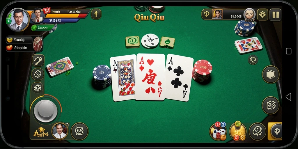 Screenshot menunjukkan gameplay menarik dari permainan QiuQiu 55RT.