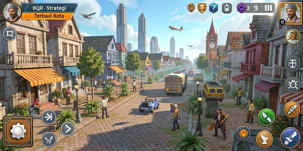 Tampilan menawan dari gameplay SLG 8QR yang mendebarkan.