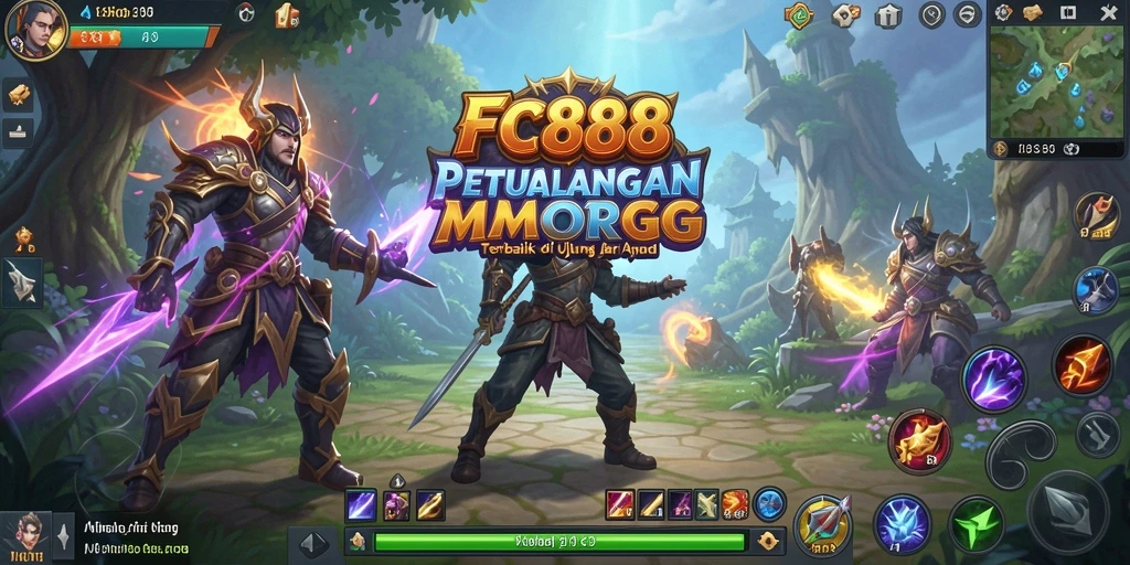 Tampilan gameplay seru dari FC888 dalam aksi MMORPG.