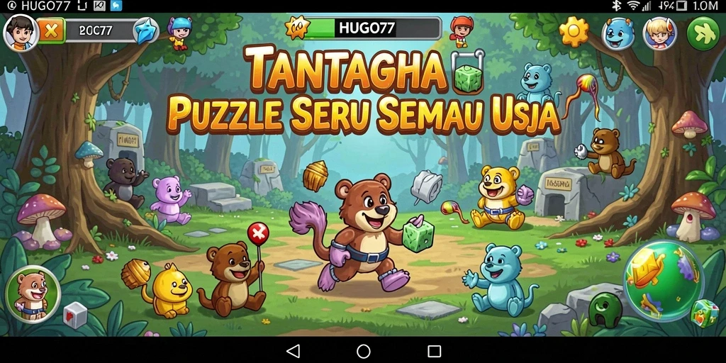 Gameplay HUGO77 dengan tantangan seru dan menarik.