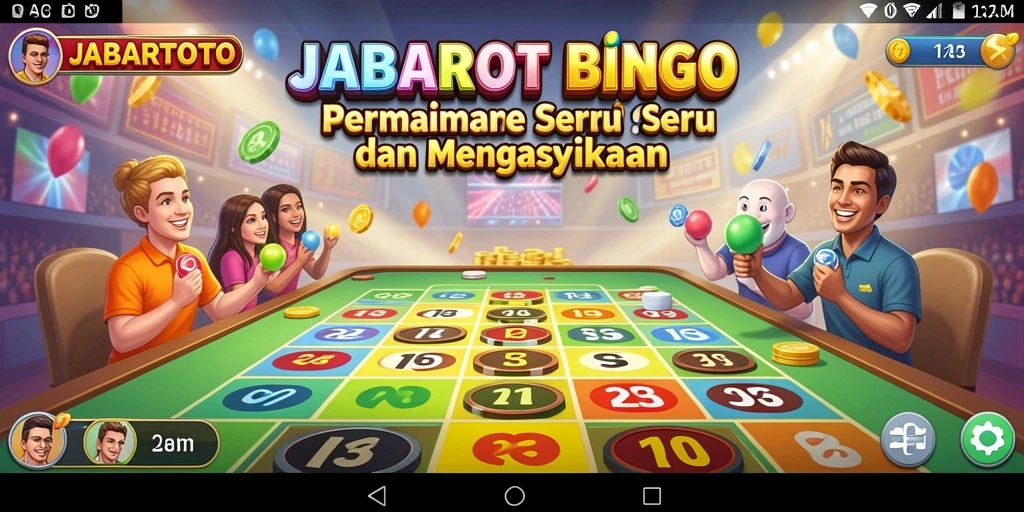 Screenshot gameplay JABARTOTO yang menampilkan aksi Bingo seru.