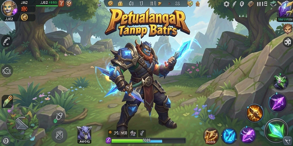 Tampilan gameplay menakjubkan di dunia fantasi ARPG.