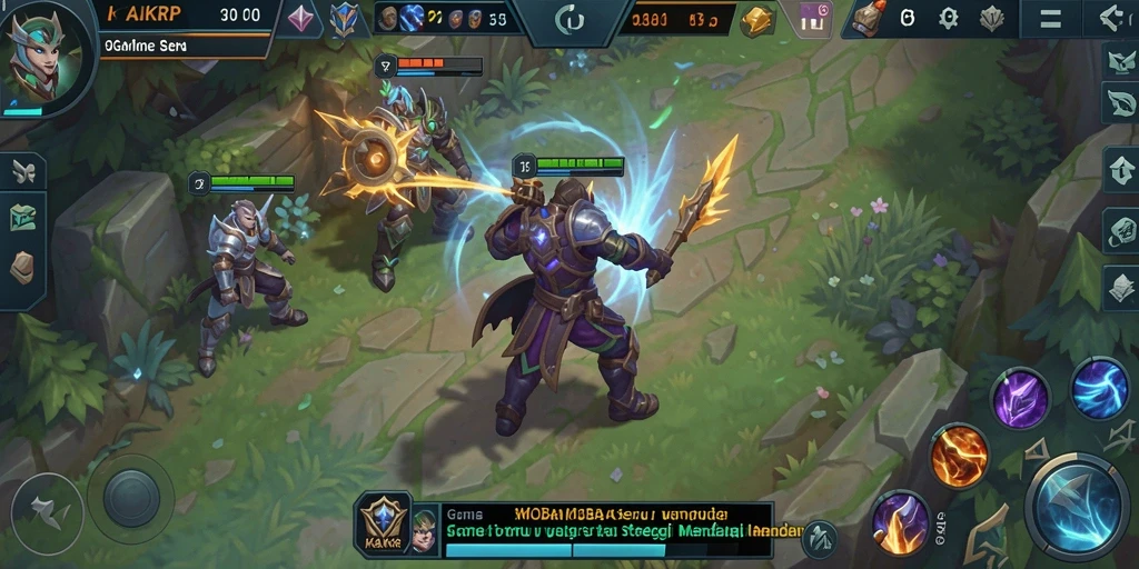Tampilan menarik dari gameplay KAKRP saat pertarungan seru.