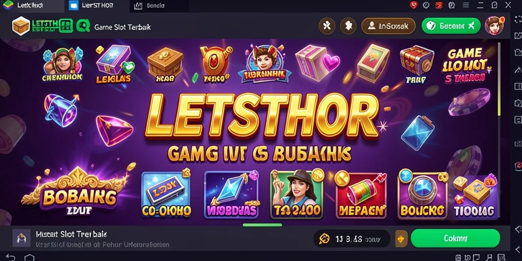 Gameplay seru LETSTHOR dengan berbagai tema slot yang menarik.