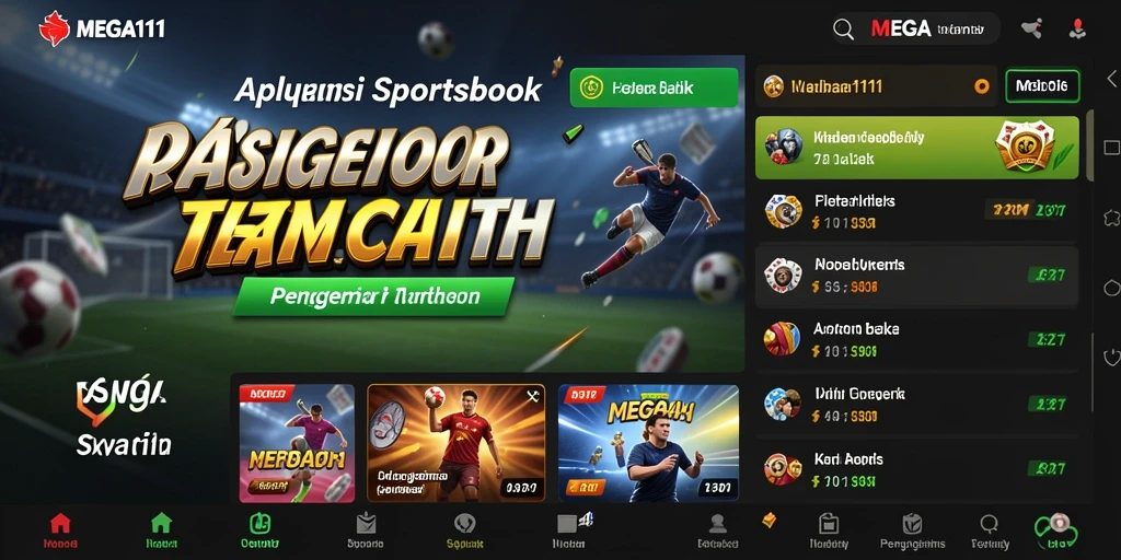 Tampilan menarik dari gameplay sportsbook MEGA111 yang mengasyikkan.