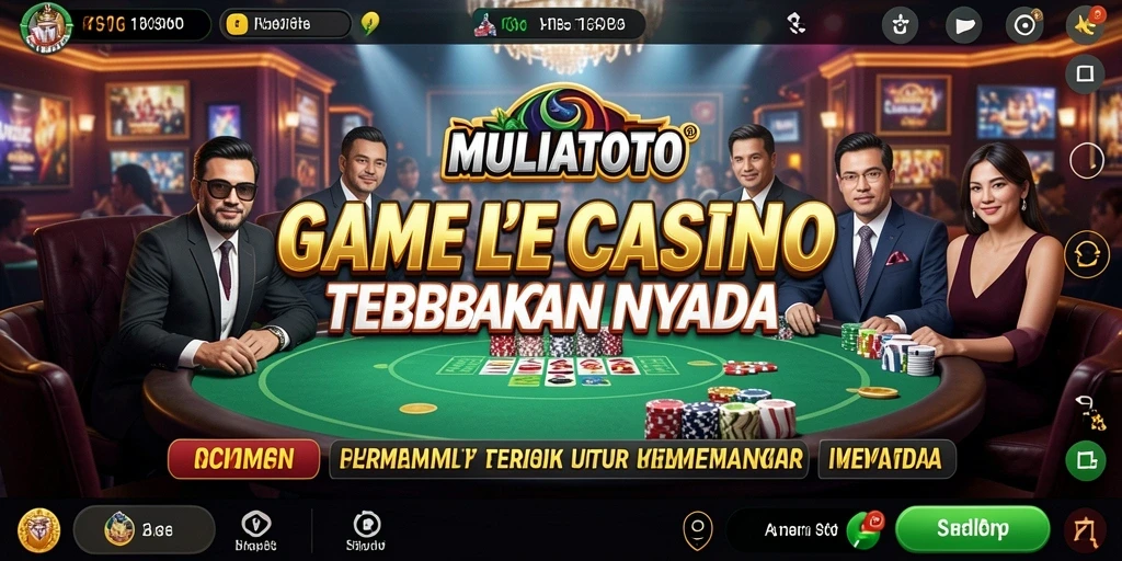 Gameplay Live Casino MULIATOTO yang intens dan realistis.