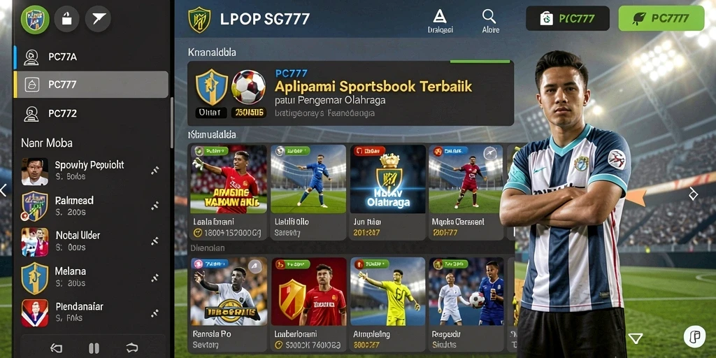 Tampilan gameplay Sportsbook yang menarik dari PC777.