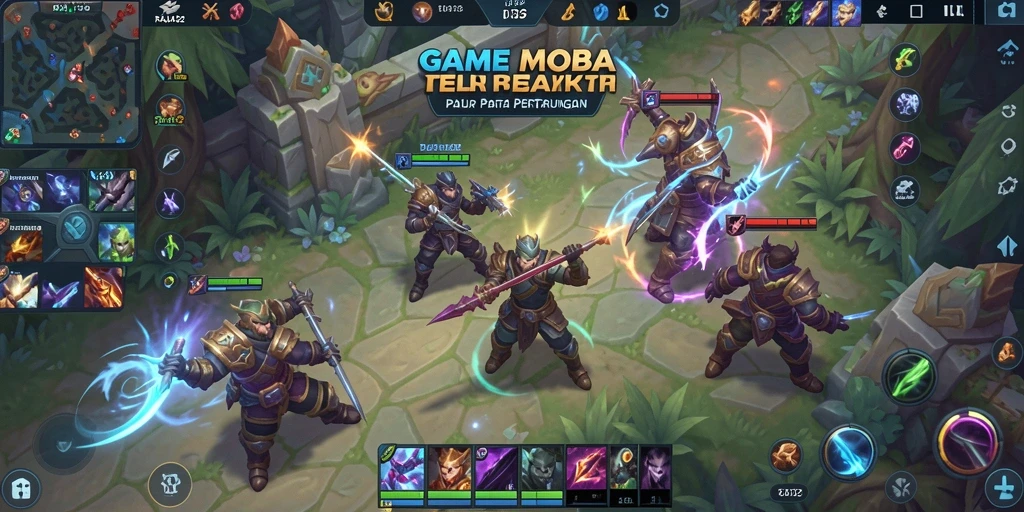 Screenshot gameplay <strong>RAJA132</strong> menampilkan pertarungan seru antara karakter.