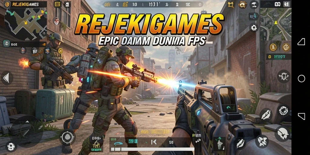 Gameplay menegangkan dari REJEKIGAMES dengan aksi FPS yang mendebarkan.