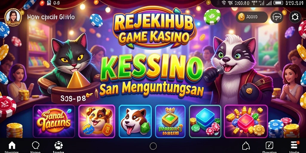 Tampilan gameplay REJEKIHUB yang seru dan mendebarkan di kasino.