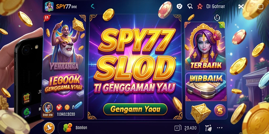 Tampilan gameplay SPY77 yang seru dan penuh warna.