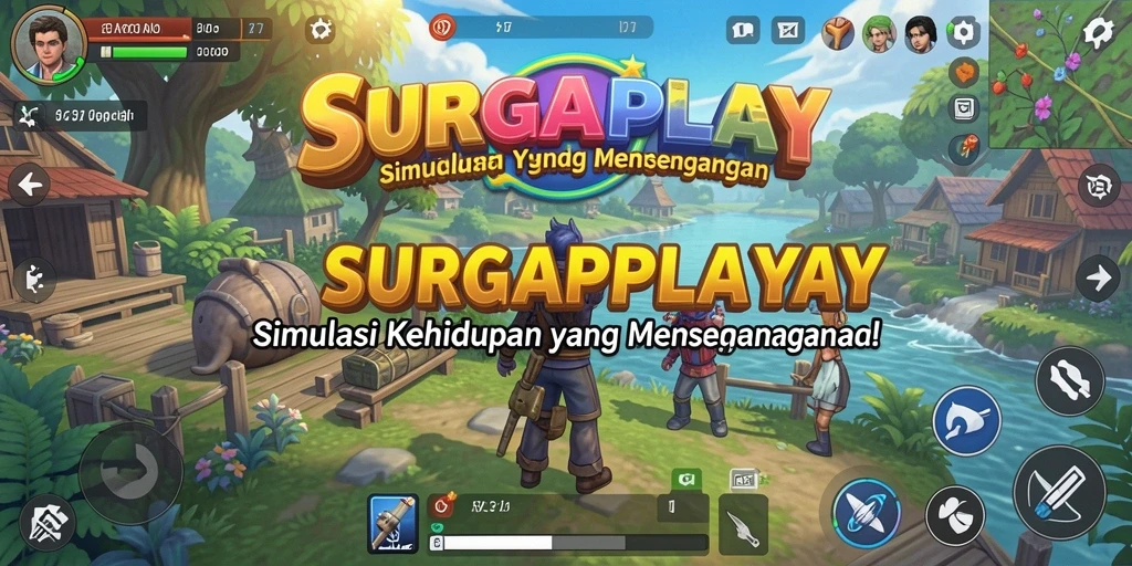Gameplay SURGAPLAY yang mendebarkan dan mendalam.