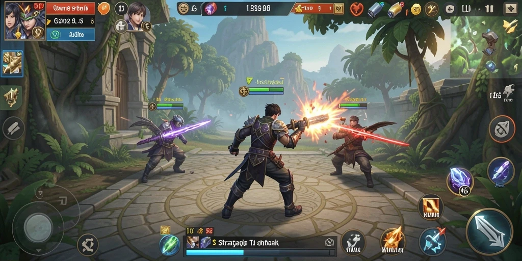 Tampilan gameplay SLG yang mendebarkan dan penuh strategi.