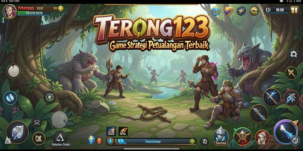 Tampilan gameplay seru dan strategi dalam TERONG123.
