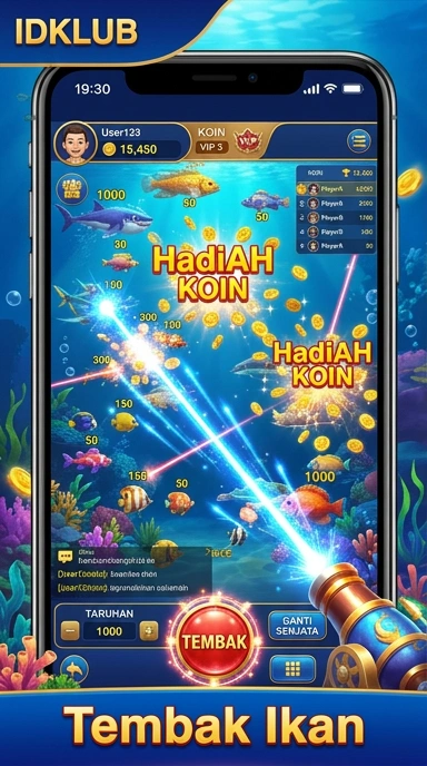 Tampilan utama situs idklub dengan kategori aplikasi.